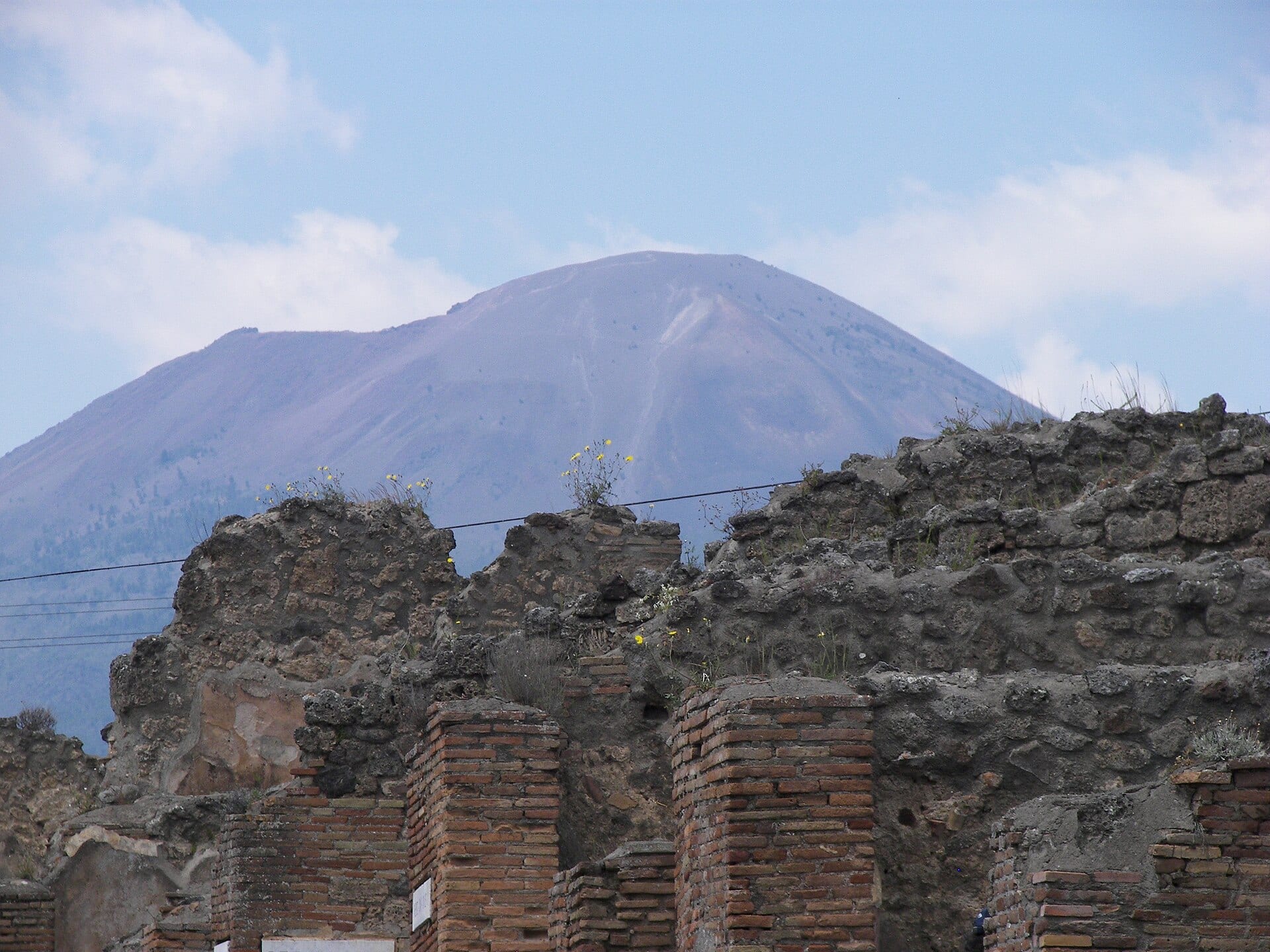 Mount Vesuvius above the Bay of Naples — demanding terrain for active travellers